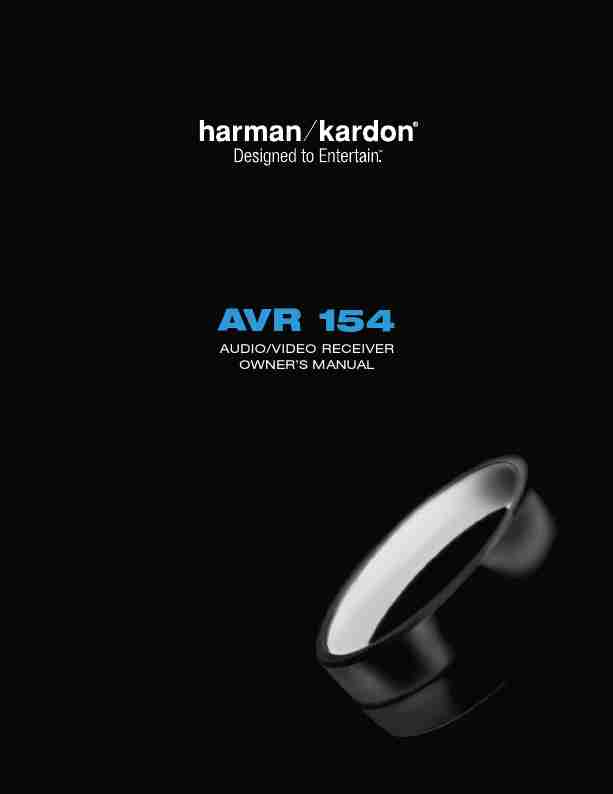 Harman-Kardon Stereo System AVR 154-page_pdf